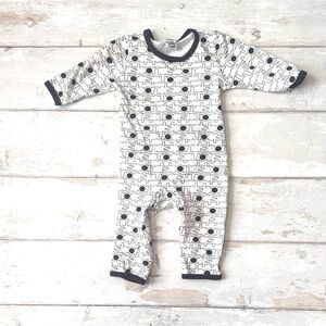 Bonds Easysuit Size 000 Newborn NB 0-3m Baby Boy Clothes Black White
